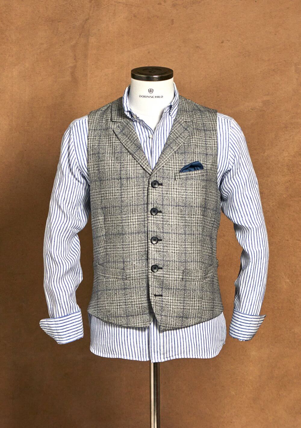 Herrenweste Coffee XL - Formelle Weste Für Hochzeit & Oktoberfest Mit Atmungsaktivem Stoff